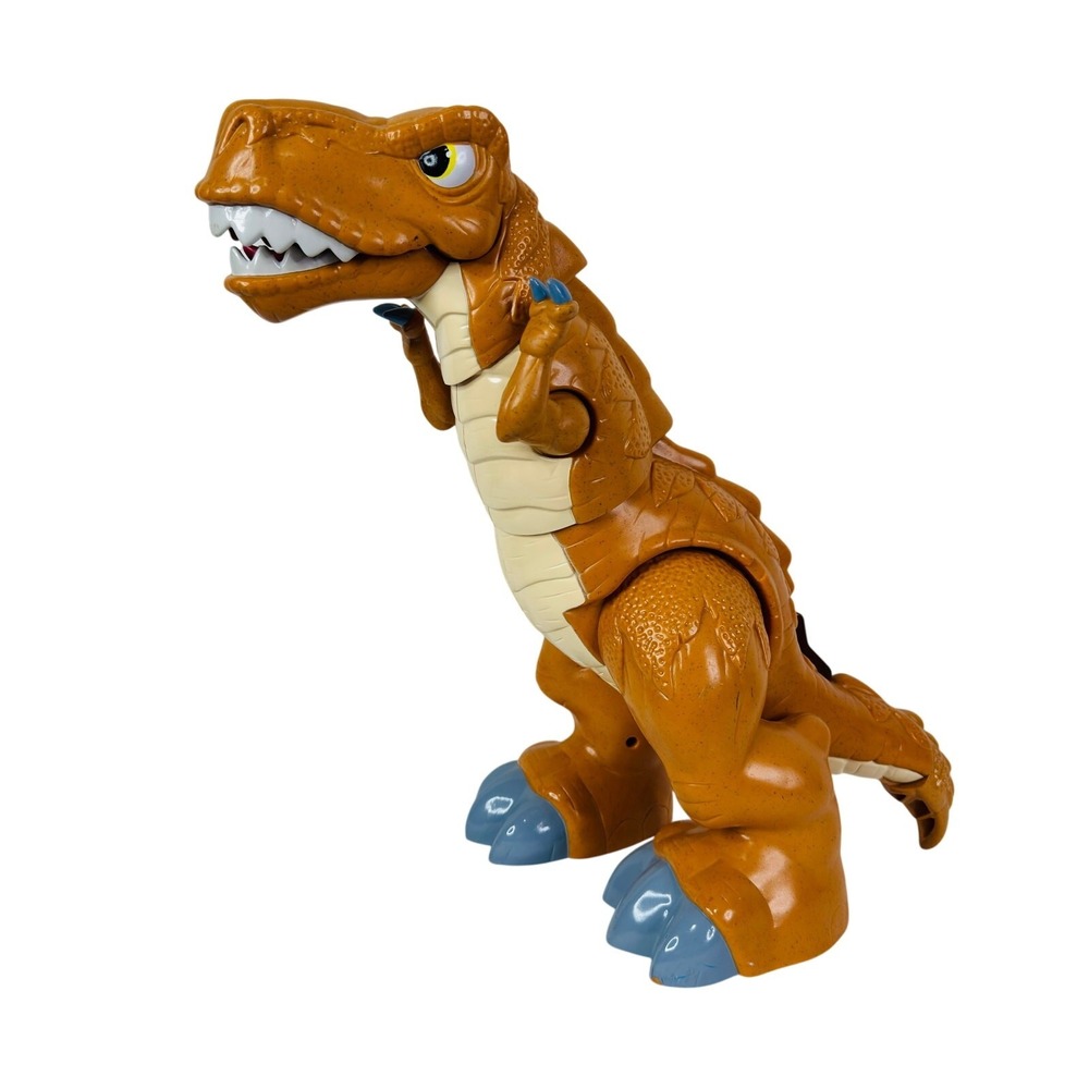 Fisher-Price‎ ImagiNext Mega T-Rex Roaring Motorized Moving 17" Dinosaur Toy